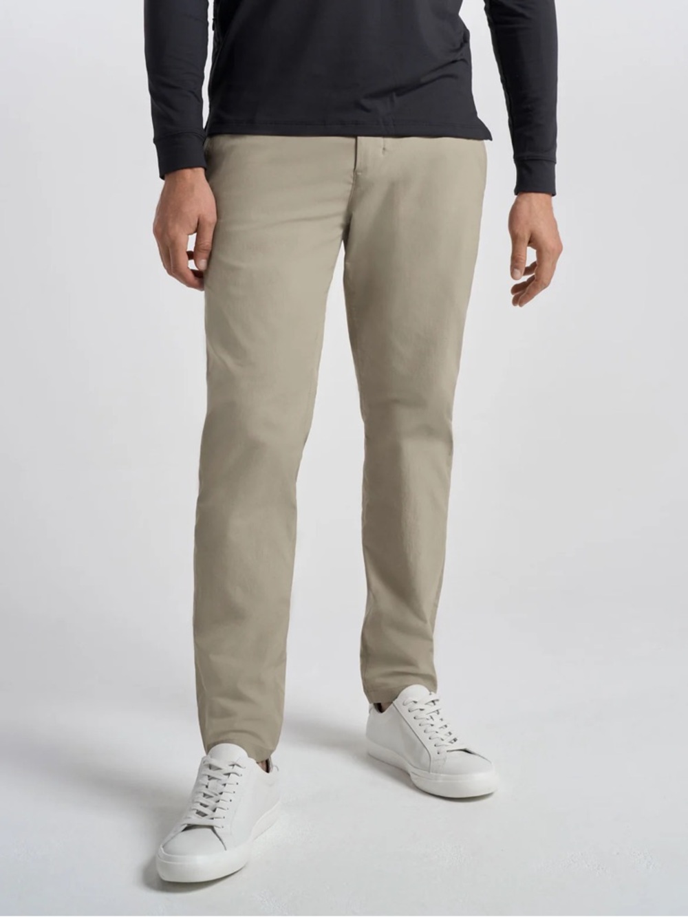 Birddogs Light Taupe Casual Cotton Blend Pants
